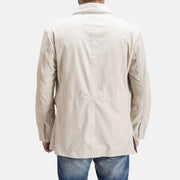 Authentic Goatskin Suede with Suede Finish Grain Texture &amp; Heavy-Duty Seam Stitching Detail