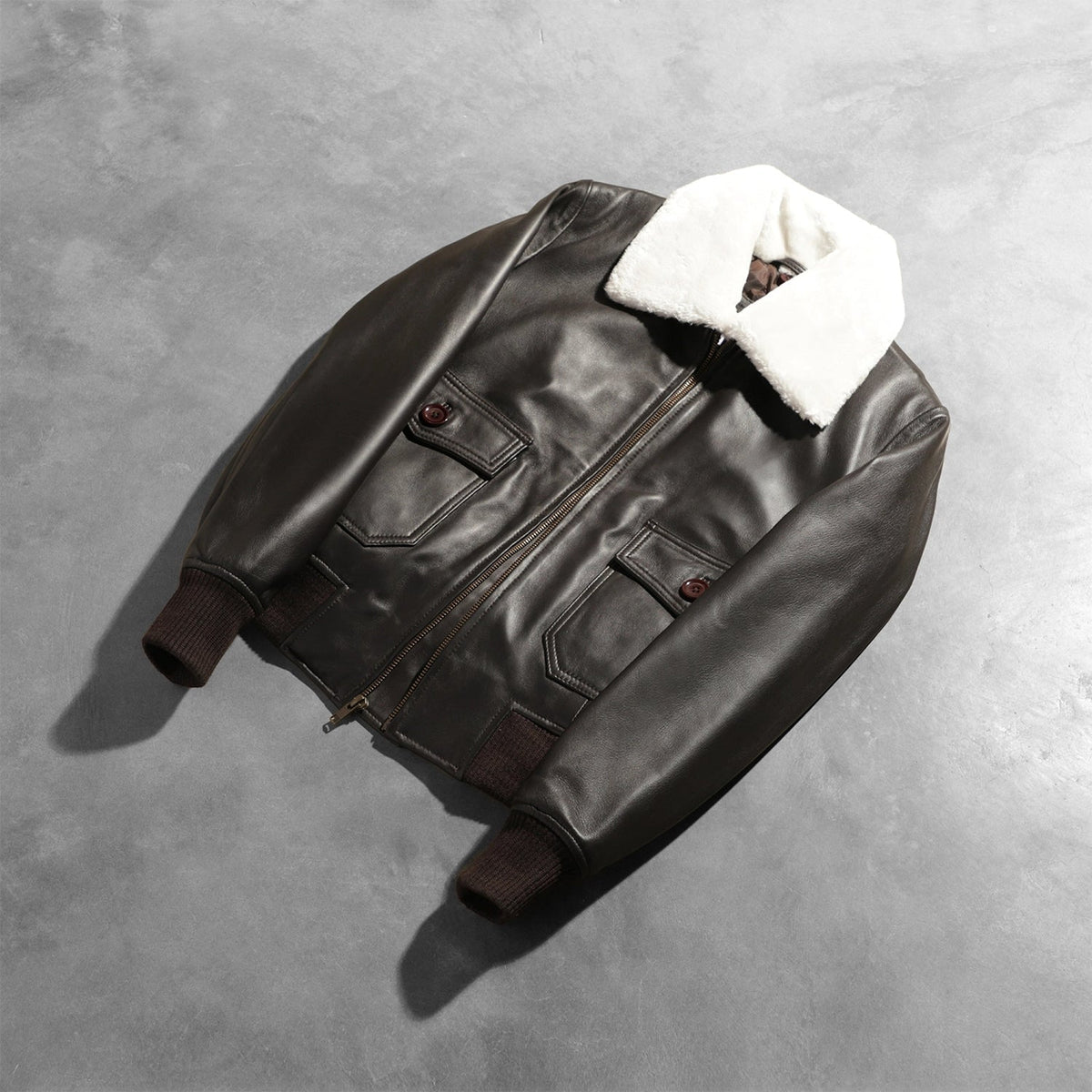 Stella G-1 Leather Bomber Jacket – alternate product view 8